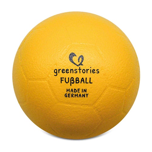 Fussball Softball 21 cm gelb E-Junioren U10
