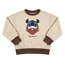 Vorschaubild Pullover beige Wikinger Print