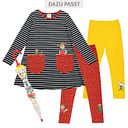 Vorschaubild Kleid Pippi Langstrumpf langarm Motiv