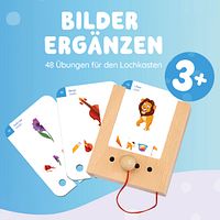 Bilder ergänzen 3 J. Kartensatz (ohne Lochkasten)
