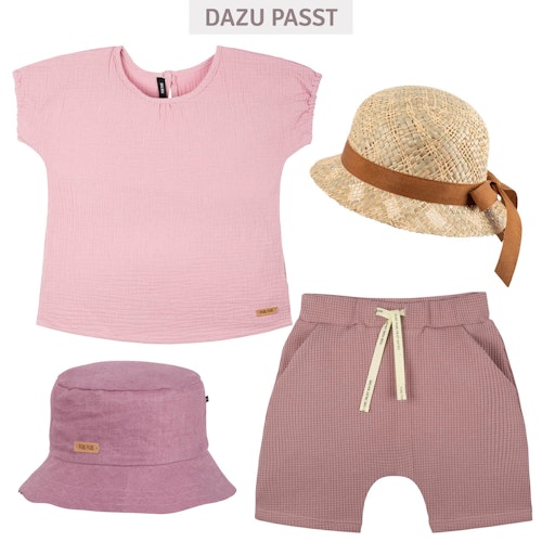 Leichte Shorts in Waffeloptik