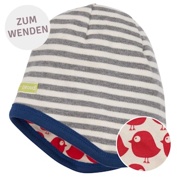 Wendemütze Ringel marine