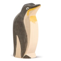 Pinguin Schnabel hoch Holzfigur 7,5 cm
