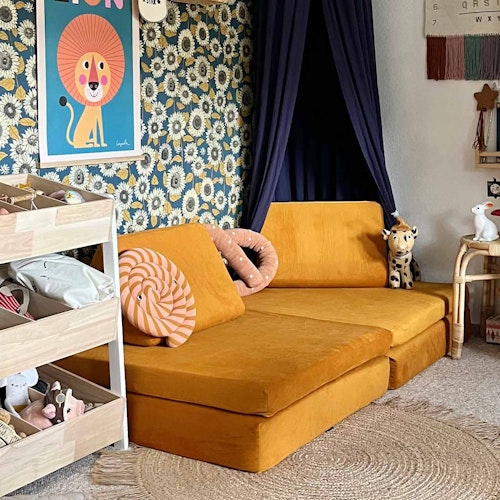 Funzy Spielsofa 4-teilig Gelb