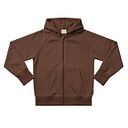 Vorschaubild Sweatjacke Kapuze braun