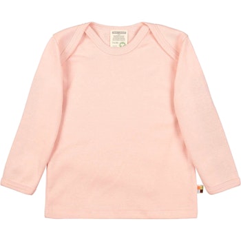 Leichtes Ripp Shirt langarm in rosé