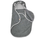 Vorschaubild Wollfleecesack für Autositze grau, für 3- und 5-Punktgurte