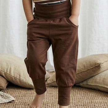 Bequeme Freizeithose Sweat braun