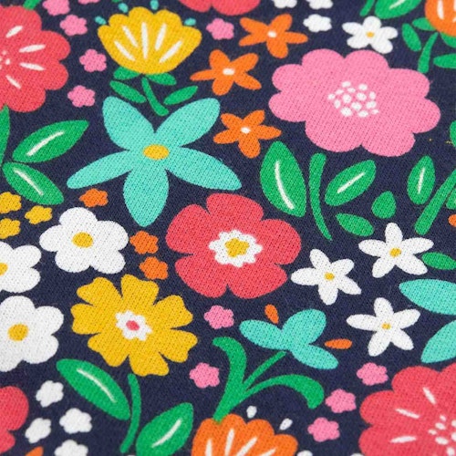 Leggings Doppelpack Blumen uni