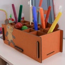 Vorschaubild Stiftehalter Die Maus – Holz Stiftebox L mit Stecksystem