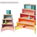 Vorschaubild Halbkreise Platten Set Pastell, 11-teilig