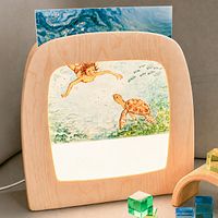 Nachtlicht Lampe dimmbar LED ohne Folie/Silhouette 27x26x10 cm