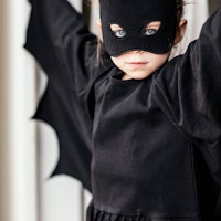 Flügelumhang schwarz  Drachen oder Fledermauskostüm