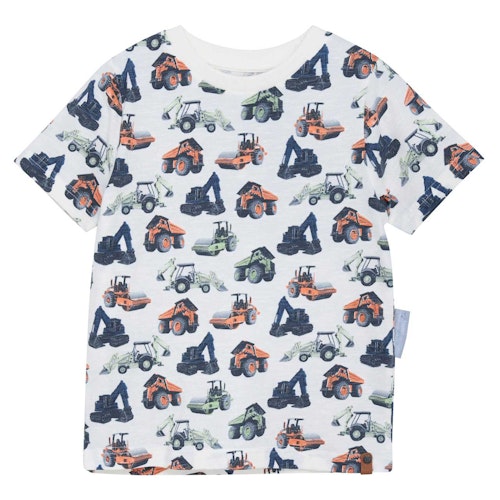 Leichtes Shirt kurzarm Baustellenfahrzeuge