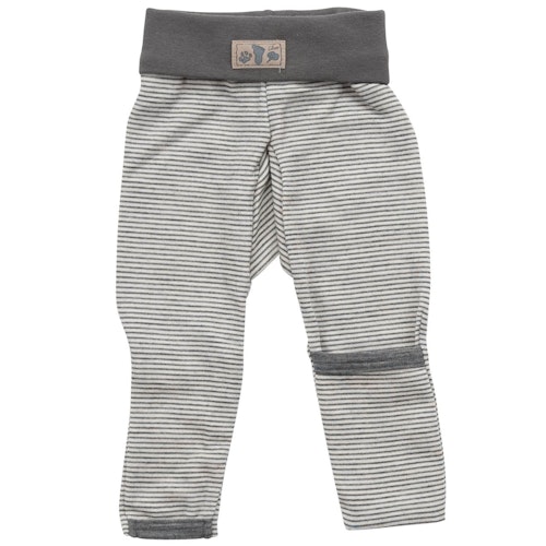 ParentName: Bündchenhose Ringel Wolle Seide Beinumschlag