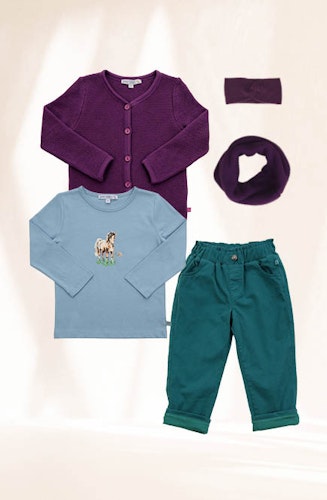 Langarmshirt mit Eichhörnchen Druck