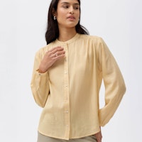 Edle Damen Bluse gelb