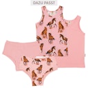 Vorschaubild Baumwoll Slips im Doppelpack rosa Pferde