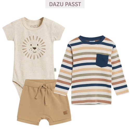 Kurze Babyshorts Bündchen