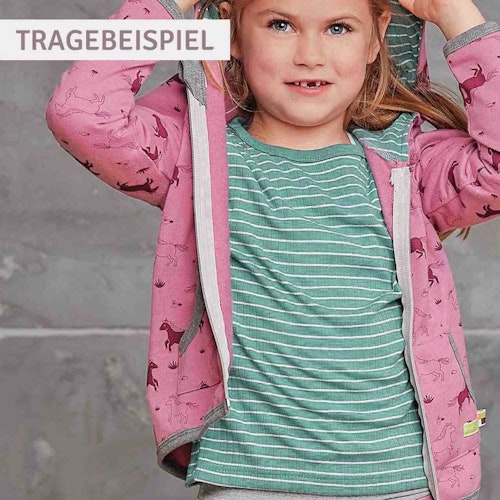 Softes Langarmshirt grobe Rippe
