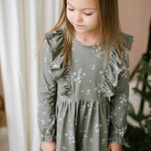 Hochwertiges Mädchen Kleid langarm