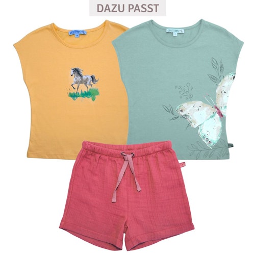 Kurze leichte Musselin Shorts