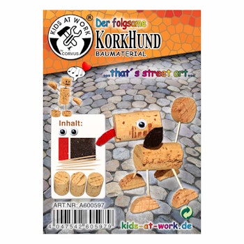 Kork Bastelset – Kork Hund