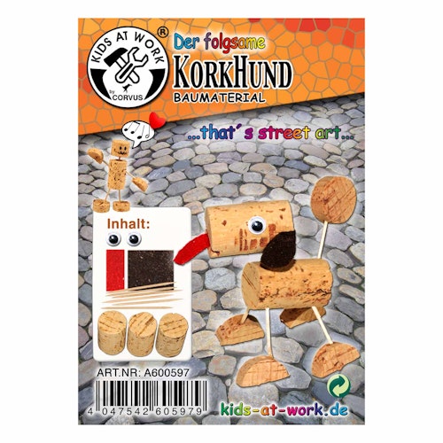 Kork Bastelset – Kork Hund