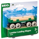 Vorschaubild Langholzwagen und 3 Holzstämme