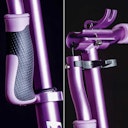 Vorschaubild Alu Scooter ab 6 Jahre 35-100kg 205mm-Rädern Lila