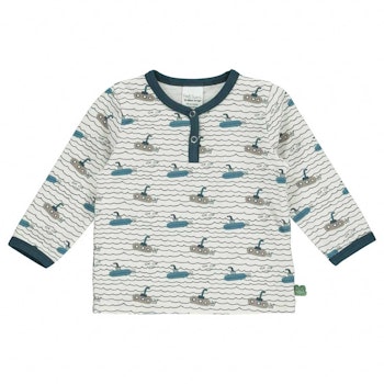 Dehnbares Langarmshirt U-Boote creme