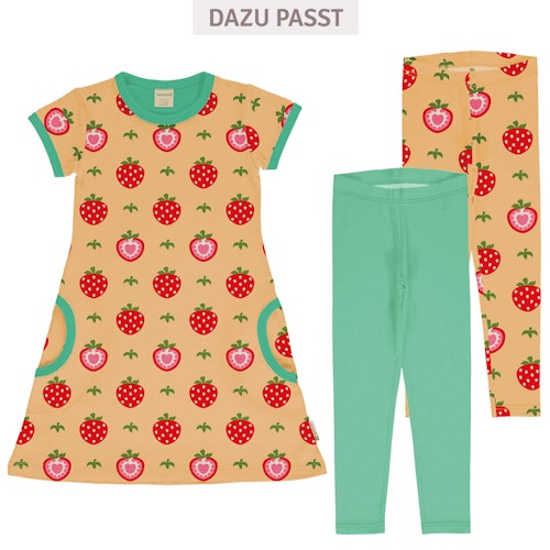 Kurzarm Kleid mit Alloverprint 