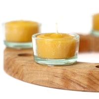 Teelichter aus 100% Bienenwachs 10 Stück