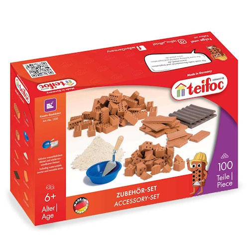 Steinbaukasten Zubehör-Set 100tlg 6+ Jahre