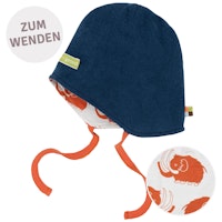 Mütze zum Wenden und Binden Fleece