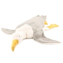Vorschaubild XL Kuscheltier & Wärmekissen Dinkelspelz Möwe vegan 78 cm