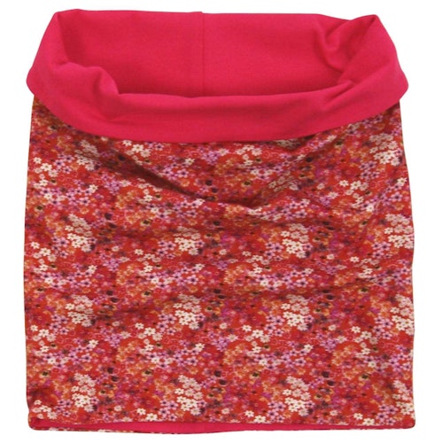 Blumen Schlauchschal pink