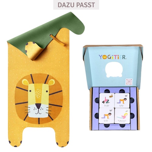 Kinder Yogamatte Leo der Löwe, 155 x 60 cm