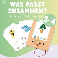 Was passt zusammen? Kartensatz 3-4 Jahre (ohne Lochkasten)