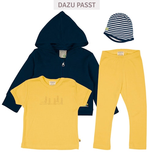 Weiches T-Shirt Rippe Känguru