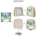 Vorschaubild Silhouette Anne Illustraties - Tannenbaum im Winterwald