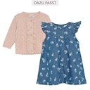 Vorschaubild Sommerkleid Chambray Blumen