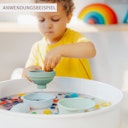 Vorschaubild Sensorikspielzeug Trichter Set blau grün