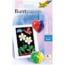 Vorschaubild Buntpapier gummiert 10 farbig – 18,5 x 29,7 cm