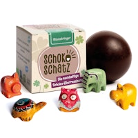 SchokoSchatz Zartbitter-Schokolade – Glücksbringer