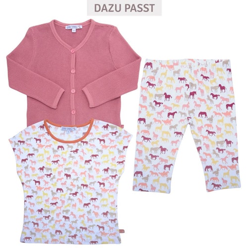 Leggings 3/4 Alloverdruck Pferde