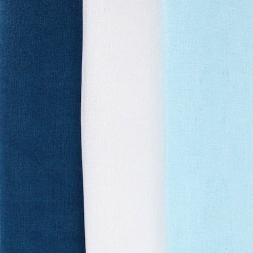 Jahreszeitentuch Seide 55x55 cm – Winter 3er Set