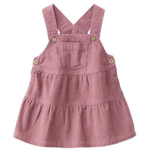Festes Feincord Latzkleid