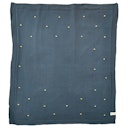 Vorschaubild Babydecke Baumwollstrick Mond und Sterne 80 x 100 cm