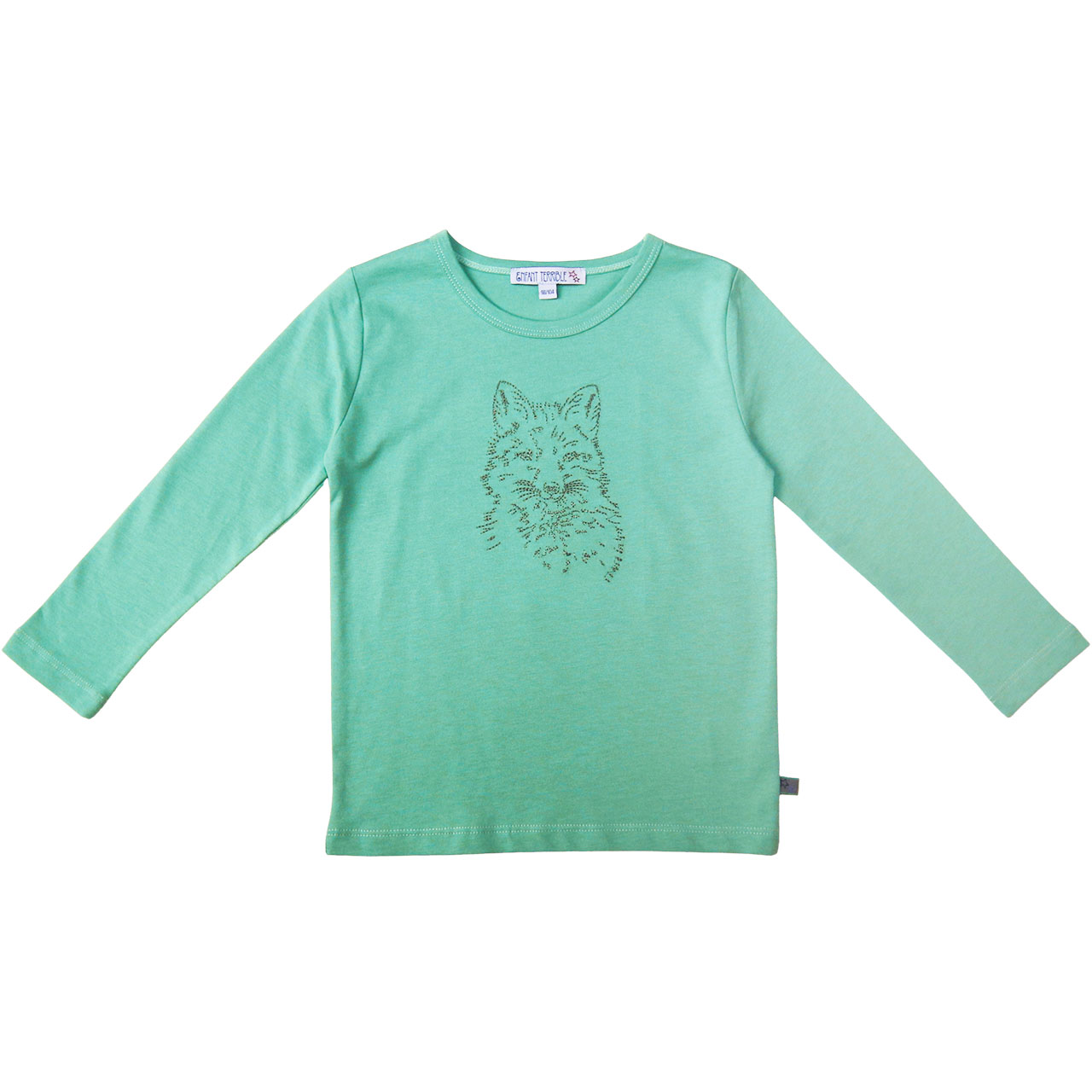 Shirt langarm Stickerei Schlage